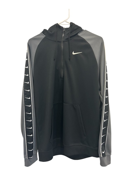 Nike Other - Nike Black & Gray Half-Zip Performance Hoodie Jacket